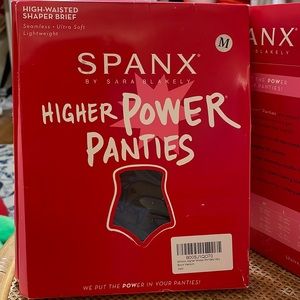 Spanx higher power panties black